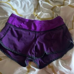 Lululemon Speed Up Shorts Purple Size 2
